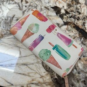 Kate spade Lacey wallet- cedar street popsicle print